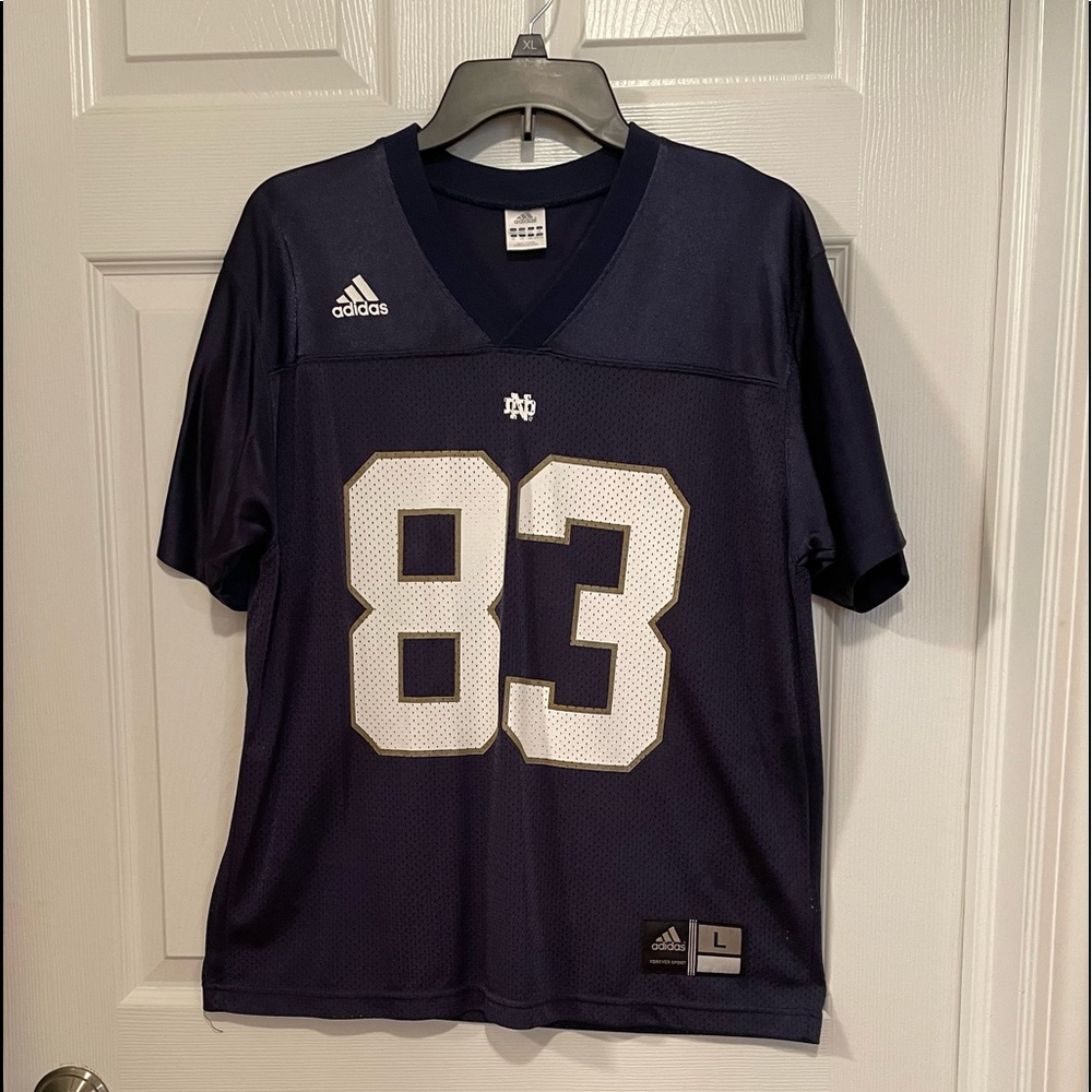 Adidas “official” NOTRE DAME football jersey. Size Youth-L/Women’s-S